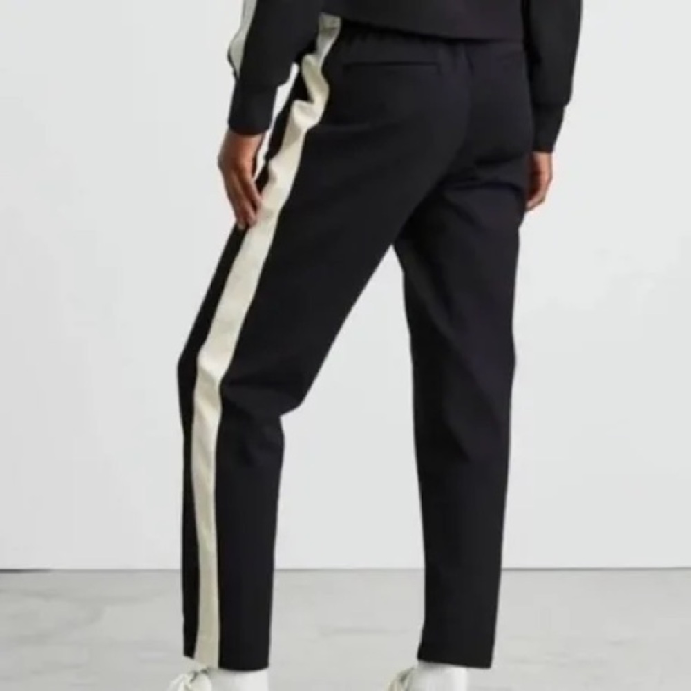 Everlane The Dream Side-Striped Pants - Black - Size Small